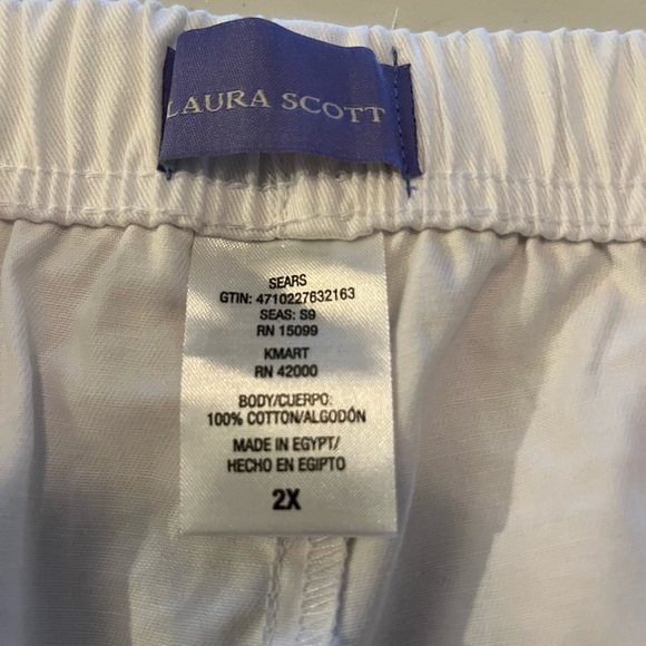 2X LAURA SCOTT CROPPED PANT - Picture 3 of 9